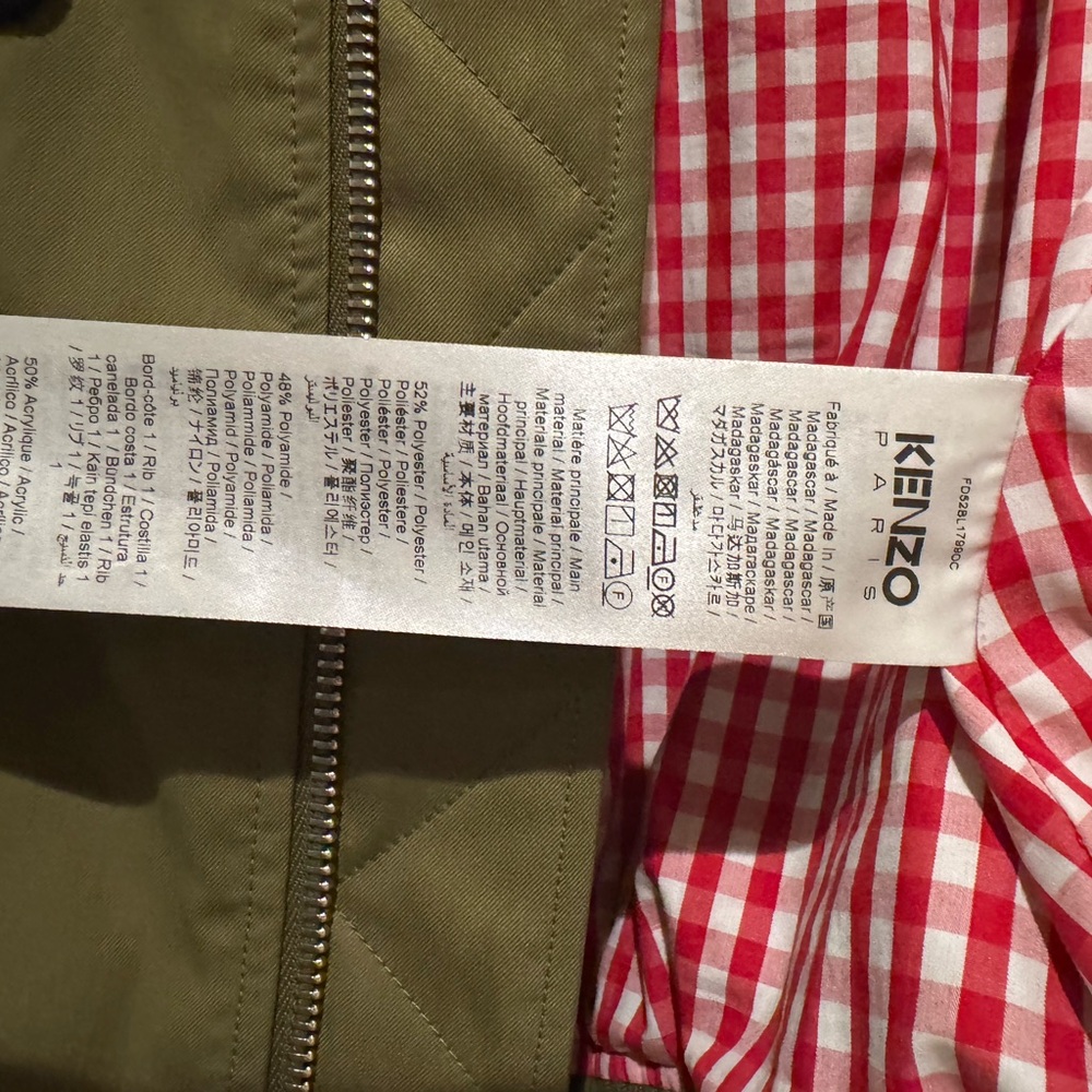 Kenzo Women's Bomber Jacket in Khaki - Picture 6 of 8